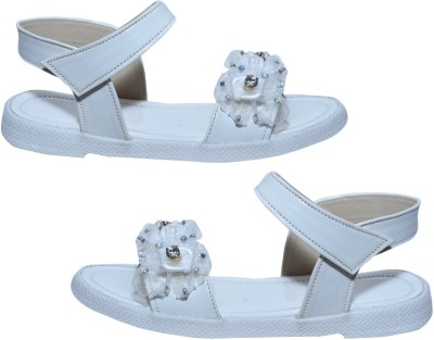 Ideal COLLECTION Girls Slip-on Flats(White , 2.5 Years)