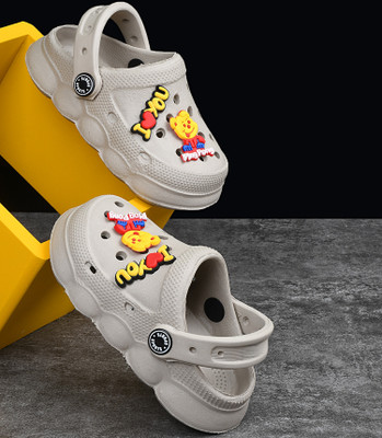 BOOMER CUBS Boys & Girls Sling Back Clogs(Multicolor , 4-4.5 Years)