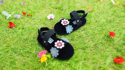 SHOESTICHE Angry Birds Boys & Girls Velcro Strappy Sandals(Black , 1.5 YEAR KIDS)