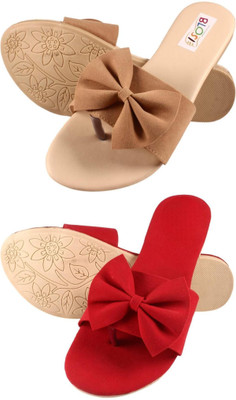 MARYAM Girls Slip-on Flats(Beige , above 16 years)