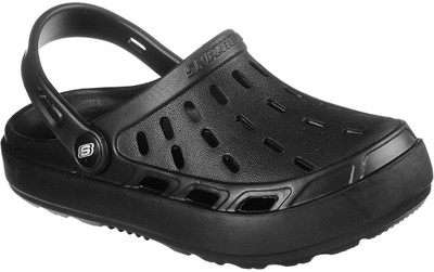 Skechers Boys Sling Back Clogs(Black , 7 to 8 yrs)