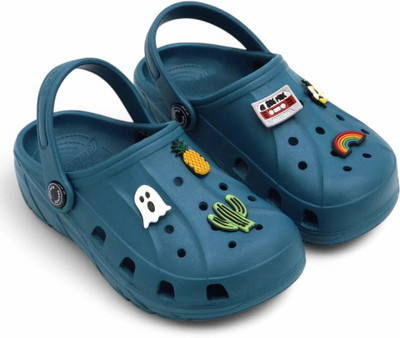 RED TAPE Boys Sling Back Clogs(Dark Blue , 4 - 5 year)