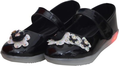 Ideal COLLECTION Girls Slip-on Flats(Black , 3.5 Years)