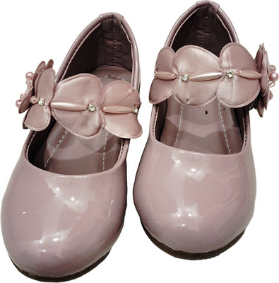 Tanya Kids Girls Velcro Mary Janes(Pink , 2.5 to 3)