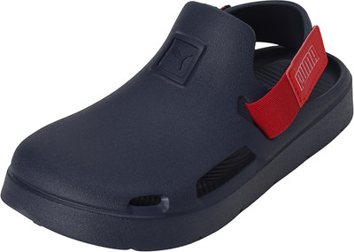 PUMA Boys & Girls Slip-on Clogs(Blue , 11 - 12 Years)