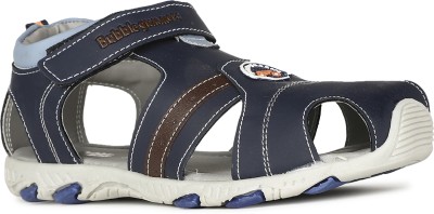 Bubblegummers Boys Velcro Flats(Blue , 16 Years and Above)