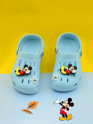Disney By Yellow Bee Mickey Boys Slip-on Clogs(Blue , 9-10 Years)