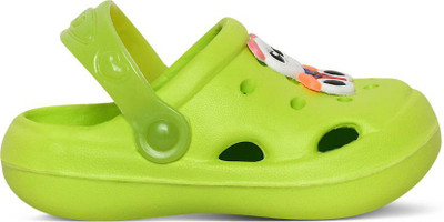 Firstcliq Kung Fu Panda Boys & Girls Sling Back Clogs(Green , 2.5 year to 3 year)
