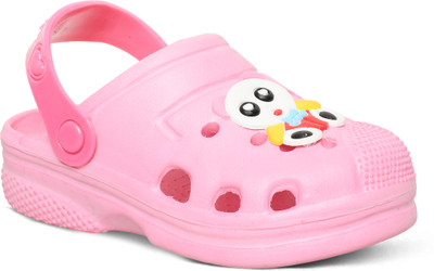 Firstcliq Kung Fu Panda Boys & Girls Sling Back Clogs(Pink , 3.5 year to 4 year)