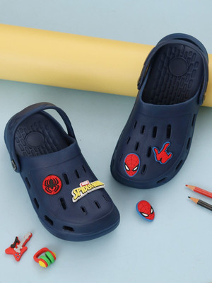 Marvel By Yellow Bee Boys Sling Back Clogs(Dark Blue , 9-10 Years)