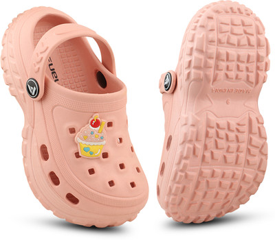 Yk Boys & Girls Slip-on Clogs(Pink , 3-4 Years)