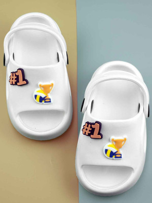 Yellow Bee Boys Sling Back Flats(White , 2-2.5 Years)