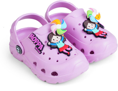 Hoppa Boys & Girls Slip-on Clogs(Pink , 5.5-6 Year)