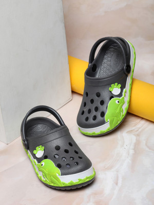 Abros Boys & Girls Sling Back Clogs(Grey , 3-3.5 Years)