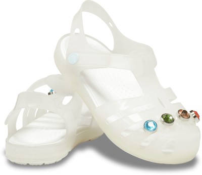 CROCS Boys & Girls Slip-on Strappy Sandals(White , 4.5 year)