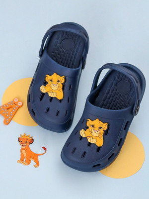 Disney By Yellow Bee Boys Sling Back Clogs(Dark Blue , 7-7.5 Years)