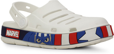 Floatz Boys Sling Back Clogs(Silver , 8 - 9 Years)