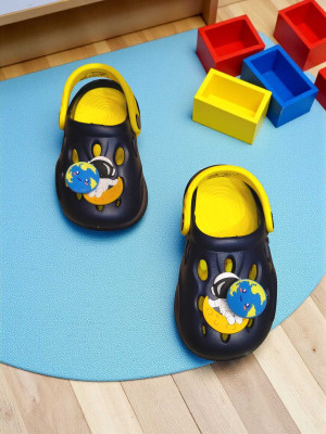 BINOS Boys & Girls Strap Clogs(Dark Blue , 5-5.5 Years)