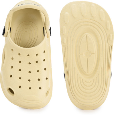 leecook Boys & Girls Sling Back Clogs(Brown , 3.5-4 Years)