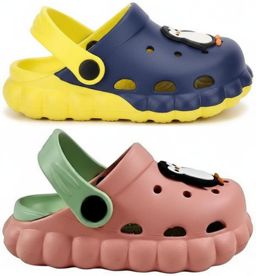 FEETPER Boys & Girls Slip-on Sports Sandals(Blue , 21-24 Months)