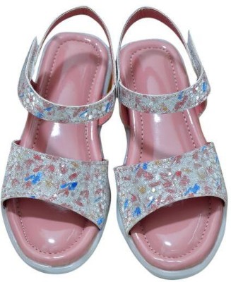 Ideal COLLECTION Girls Velcro Flats(Pink , 4 Years)