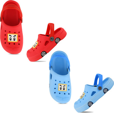 SMARTOTS Boys & Girls Sling Back Clogs(Multicolor , 2.5-3 Years)
