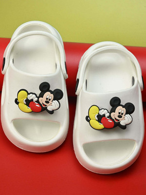Disney By Yellow Bee Boys Sling Back Flats(White , 21-24 Months)