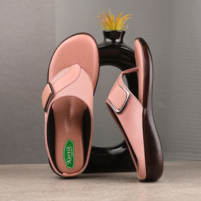 K' Footlance Girls Slip-on Heels(Pink ,)