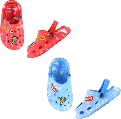 SMARTOTS Boys & Girls Sling Back Clogs(Multicolor , 3-3.5 Years)