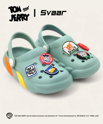 Svaar Tom & Jerry Boys & Girls Slip-on Clogs(Green , 2.5 - 3 Years)