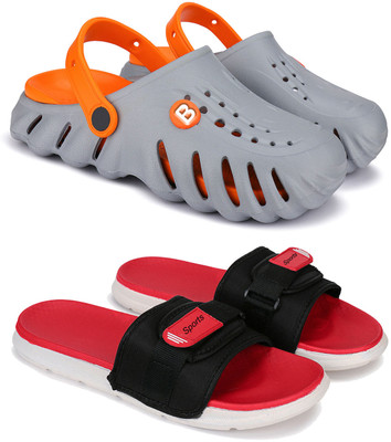 Earton Boys Slip-on Clogs(Multicolor , 5.5-6 Years)