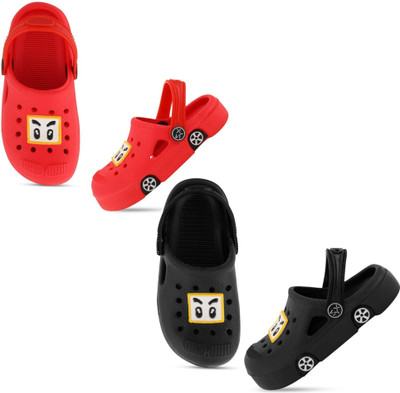 SMARTOTS Boys & Girls Sling Back Clogs(Multicolor , 3-3.5 Years)