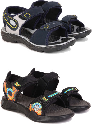 ABN Boys Slip-on Thong Sandals(Multicolor , 9 - 10 Years)