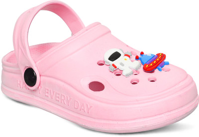 Firstcliq Boys & Girls Sling Back Clogs(Purple , 18 to 24 month)