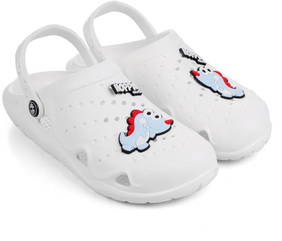 Hoppa Boys & Girls Slip-on Clogs(White , 8-9 Year)