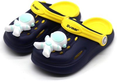 Svaar Boys & Girls Sling Back Clogs(Dark Blue , 9 - 10 Years)