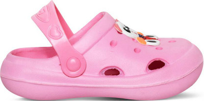 Firstcliq Kung Fu Panda Boys & Girls Sling Back Clogs(Pink , 3 year to 3.5 year)