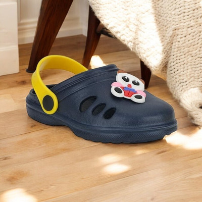 Girls Clubs Boys & Girls Strap Clogs(Dark Blue , 15 - 20 months)
