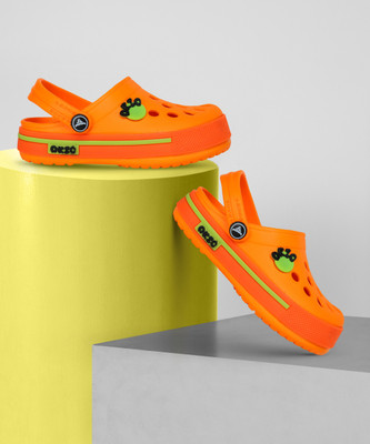 Abros Boys Sling Back Clogs(Orange , 4 - 4.5 year)