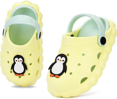 SIMATA Boys & Girls Slip-on Clogs(Yellow ,)