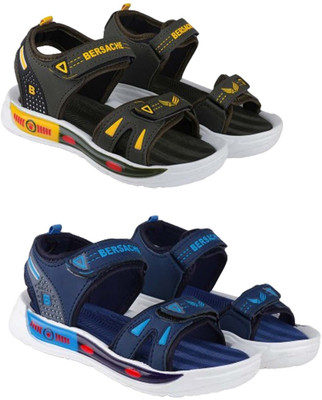 BERSACHE Boys & Girls Sling Back Sports Sandals(Multicolor , 9 - 10 Years)