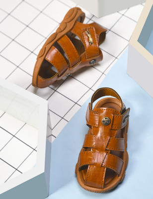 kats Boys & Girls Velcro Strappy Sandals(Multicolor , 4.5-5 YEARS)