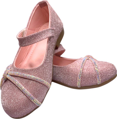 Arza Enterprises Disney Princess Girls Strap Flats(Pink , 7-8 years)