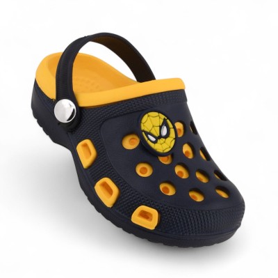 ASRON Spiderman Boys Sling Back Clogs(Yellow , 2.5 - 3 year)