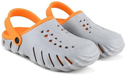 WOCMEC Boys & Girls Slip-on Clogs(Grey , 10-11 Years)