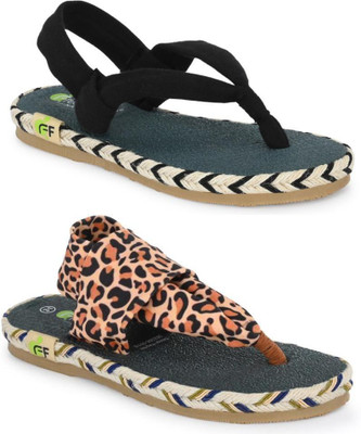 Fresh1947Feet Girls Slip-on Flats(Black ,)