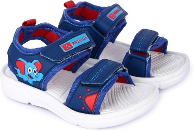 kiero Boys & Girls Velcro Sports Sandals(Blue ,)