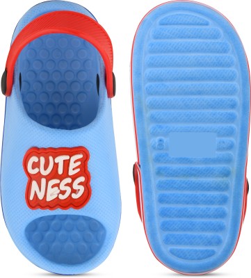 ONFEET Boys Slip On Slipper Flip Flop(Light Blue , 2.5-3 Years)