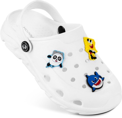 Hoppa Boys & Girls Slip-on Clogs(White , 9-10 Year)