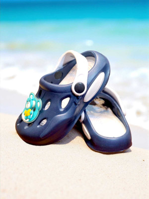 BINOS Boys & Girls Strap Clogs(Blue , 2-2.5 Years)